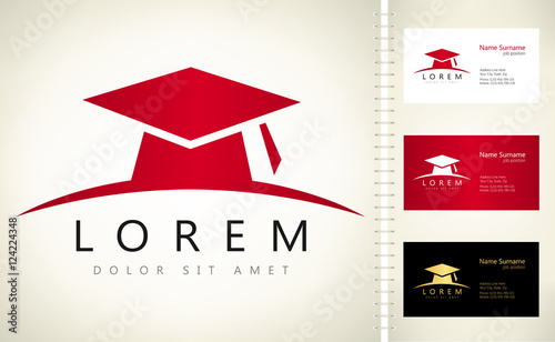 Graduation hat logo