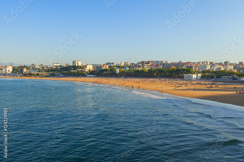 beach view in the city of santander © lorenzobovi