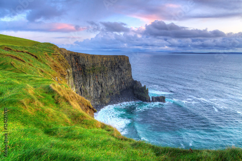 Cliffs of Moher at sunset, Co. Clare, Ireland