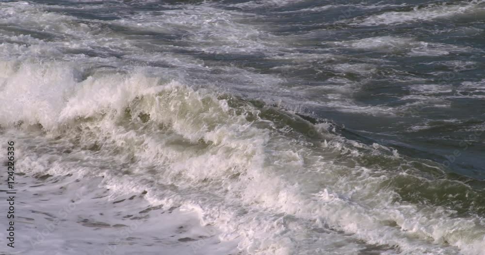 Slow motion of waves crashing Slow motion of waves crashing