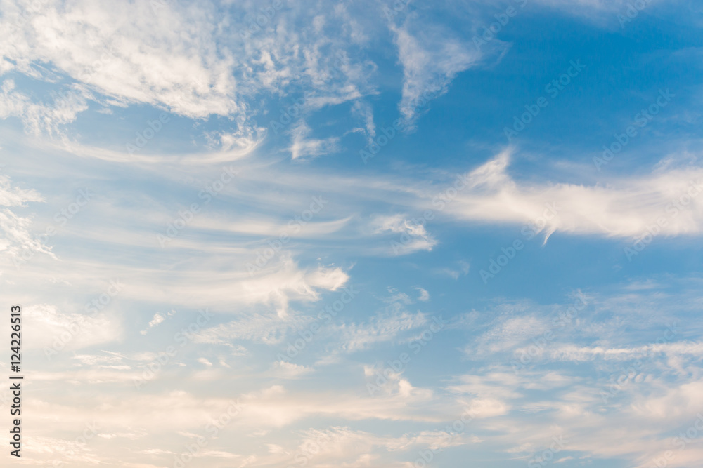 Fototapeta premium sky with white clouds and bright sky background.