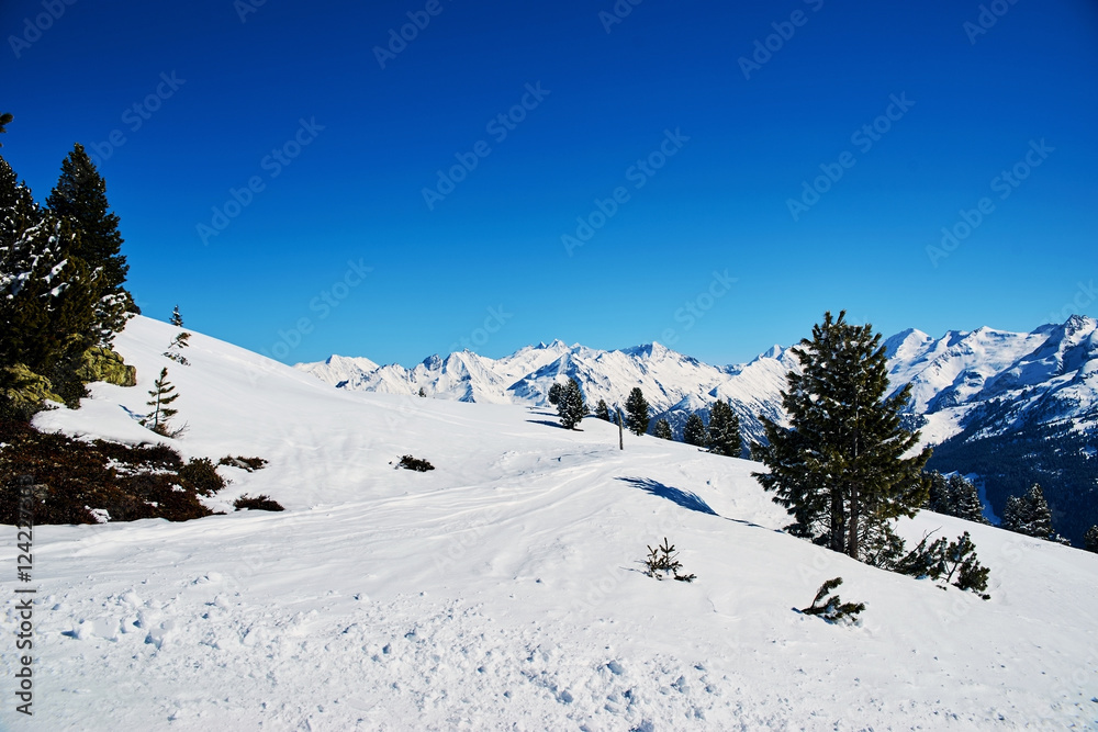 Fototapeta premium Winter ski reasort
