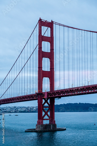 Golden Gate Bridge Tower at Dawn