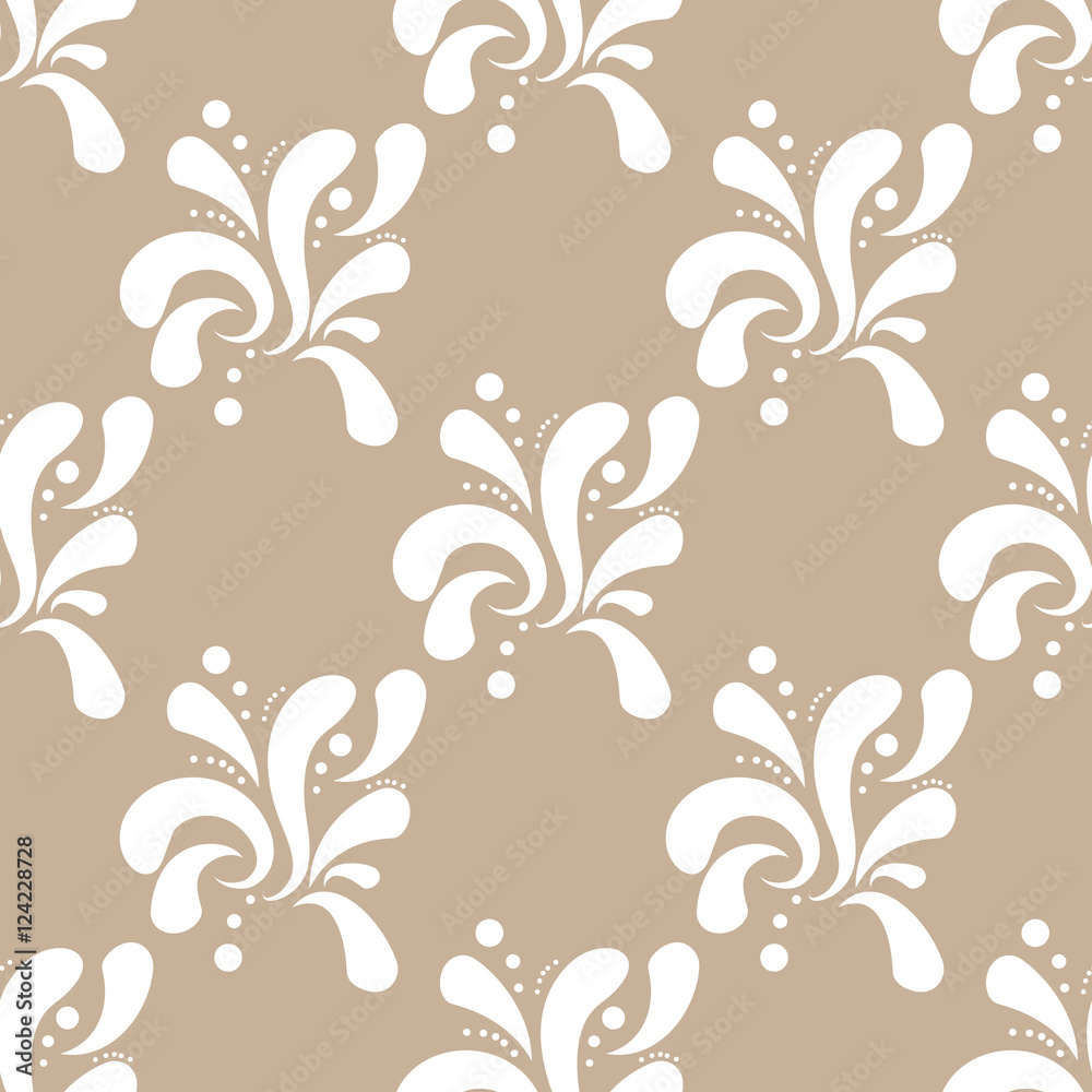 Vector seamless floral background. Pattern for design, brochures. Eps10 Vector seamless floral background. Pattern for design, brochures. Eps10