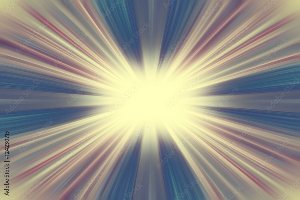 Retro sunburst rays background