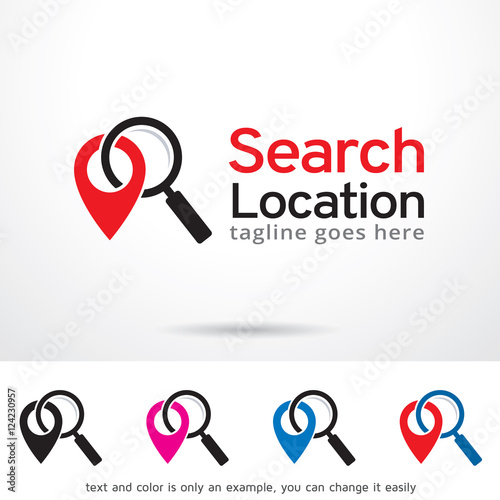 Search Location Logo Template Design Vector