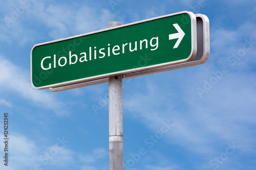 Schild 126 - Globalisierung
