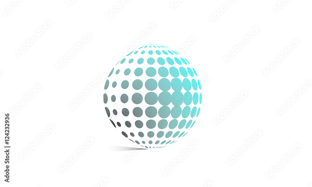Figure circular shadow Figure circular shadow