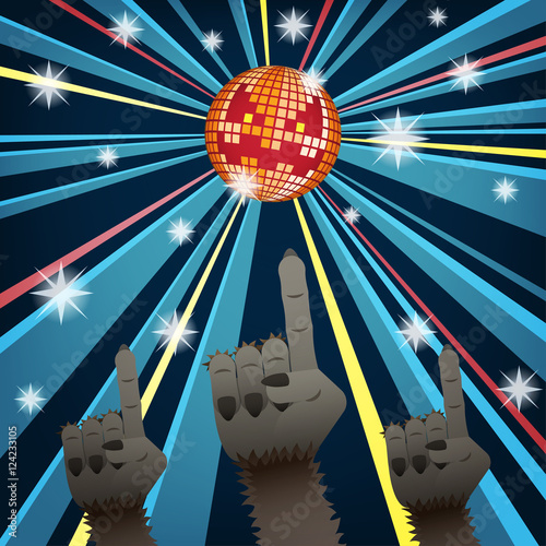 Halloween werewolf party