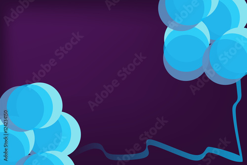 Dark blue floral background