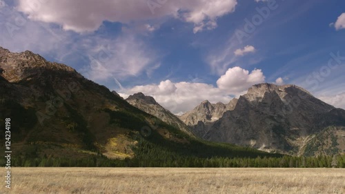 Wallpaper Mural Wide panning of Rocky Mountains against cloudy sky Torontodigital.ca