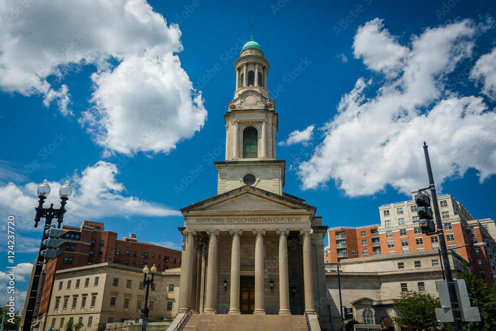 Fototapeta premium The National City Christian Church, at Thomas Circle, in Washing