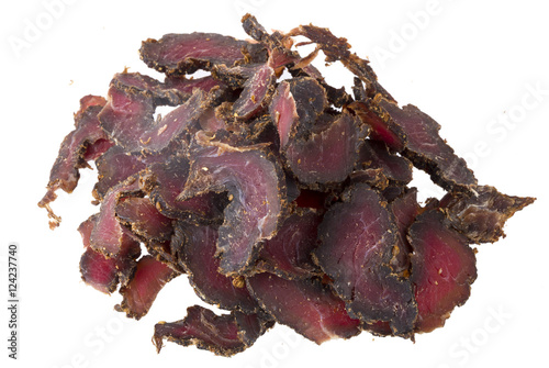 South African Beef Biltong Delicacy photo