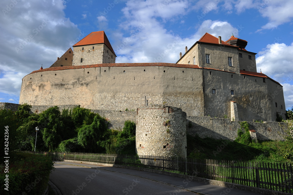 Harburg medieval castle in Bavaria, Germany
