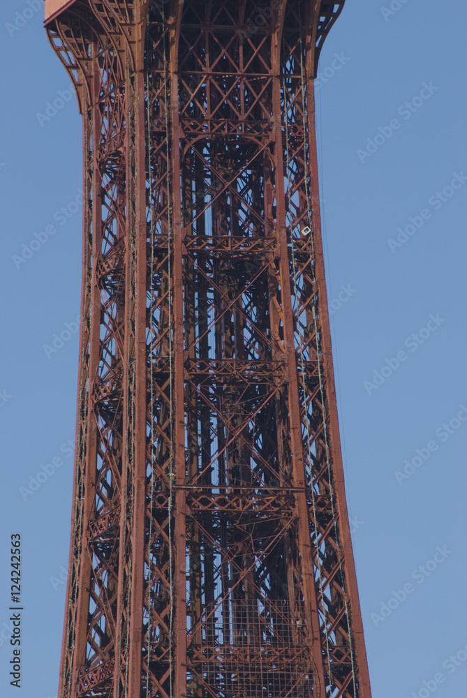 Fototapeta premium Blackpool Tower structure detail