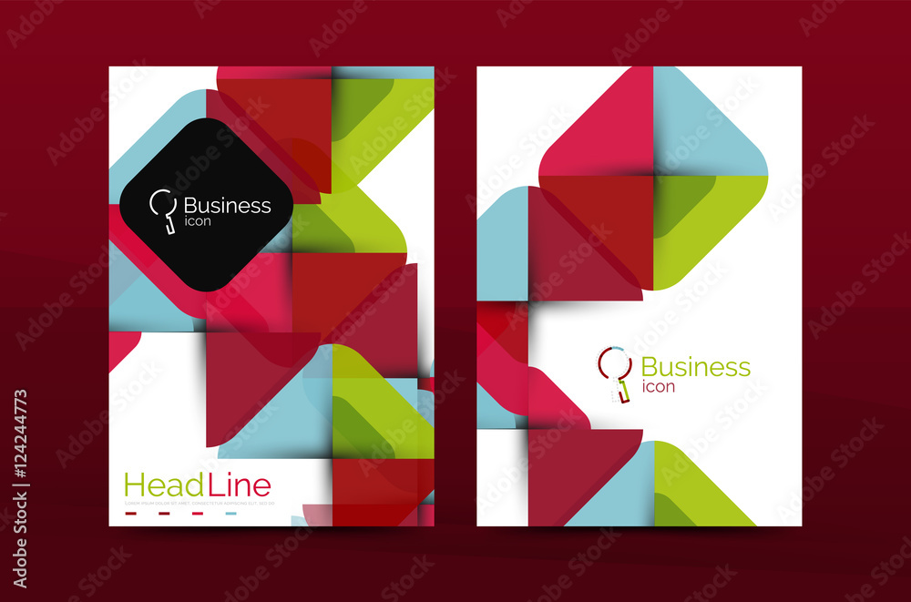 Business company profile brochure template