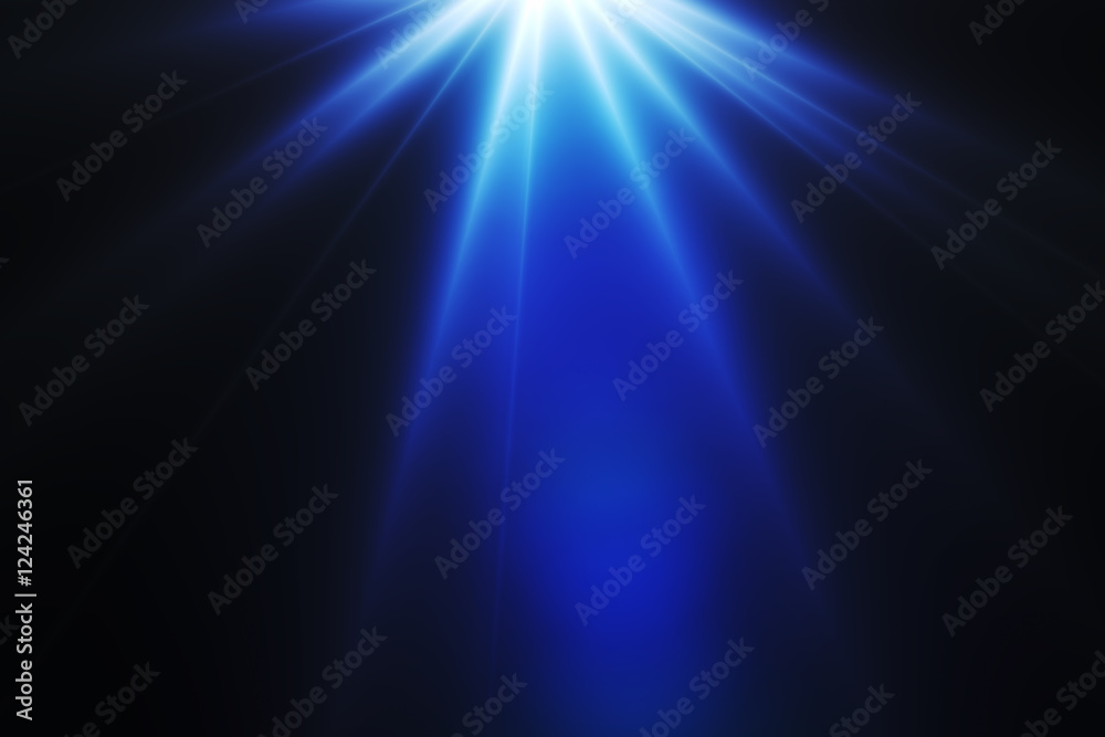 Abstract blue light