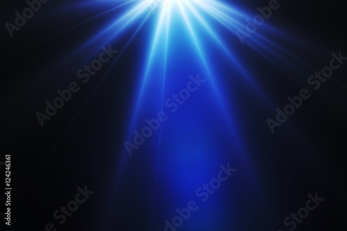 Abstract blue light