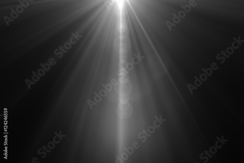 Abstract sun burst with digital lens flare background