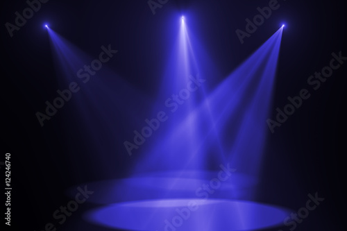 stage spot lighting background with space for your message