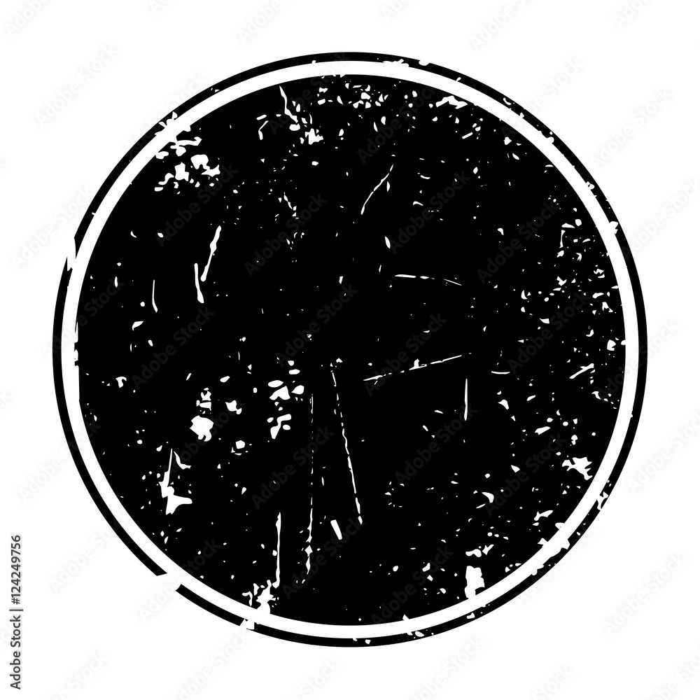 Grunge black blank rubber stamp template Stock Vector Adobe Stock