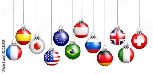 Internationale Christbaumkugeln
