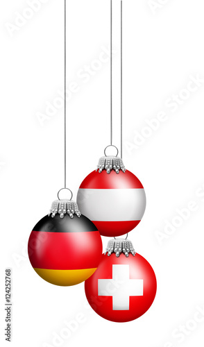 D-A-CH Christbaumkugeln
