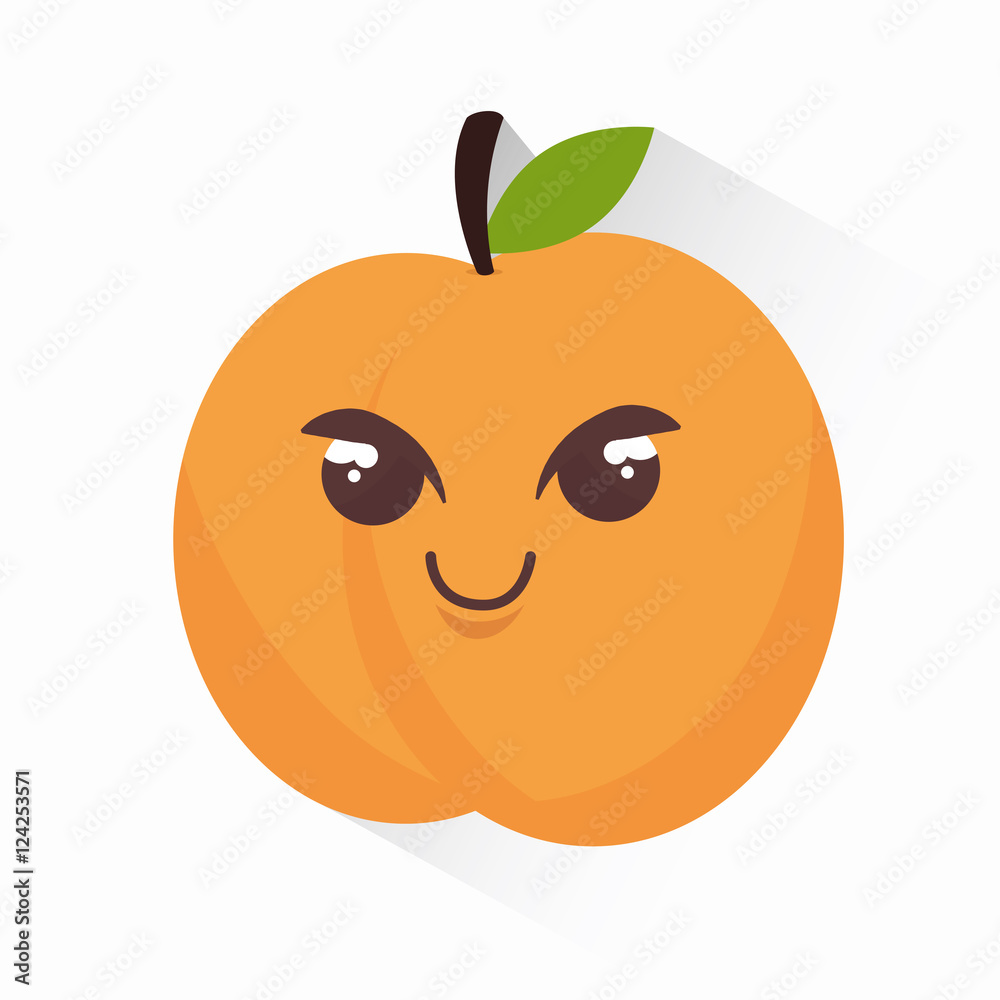fresh fruit character isolated icon vector illustration design fresh fruit character isolated icon vector illustration design
