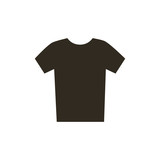 T shirt icon vector