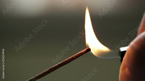 Ignite an incense stick