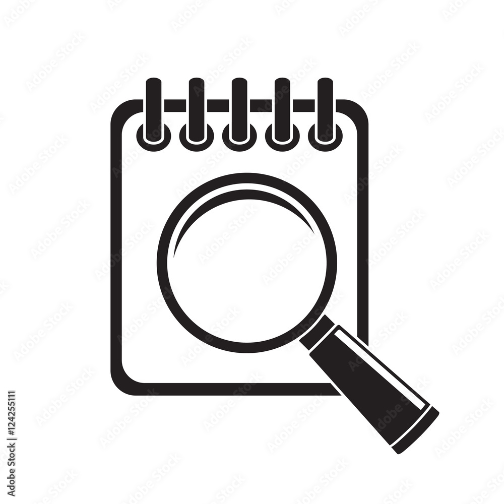 check list and magnifying glass check list and magnifying glass