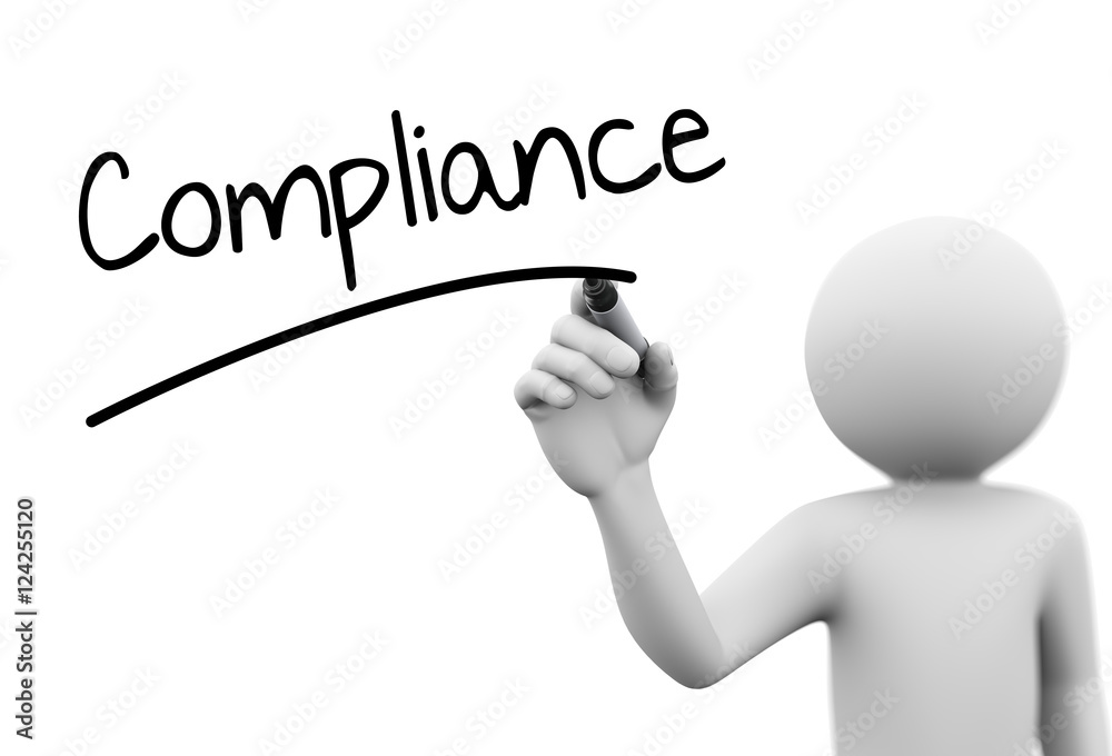 3d person writing compliance on transparent screen 3d person writing compliance on transparent screen