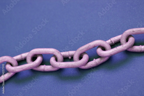 Pink chain links