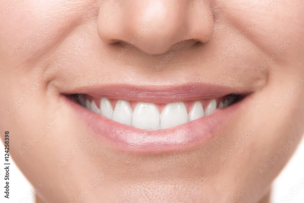 Smile with white healthy teeth. Smile with white healthy teeth.