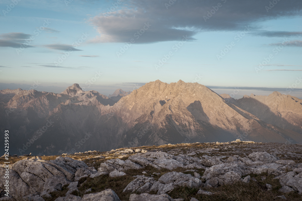 Fototapeta premium sunrise at watzmann