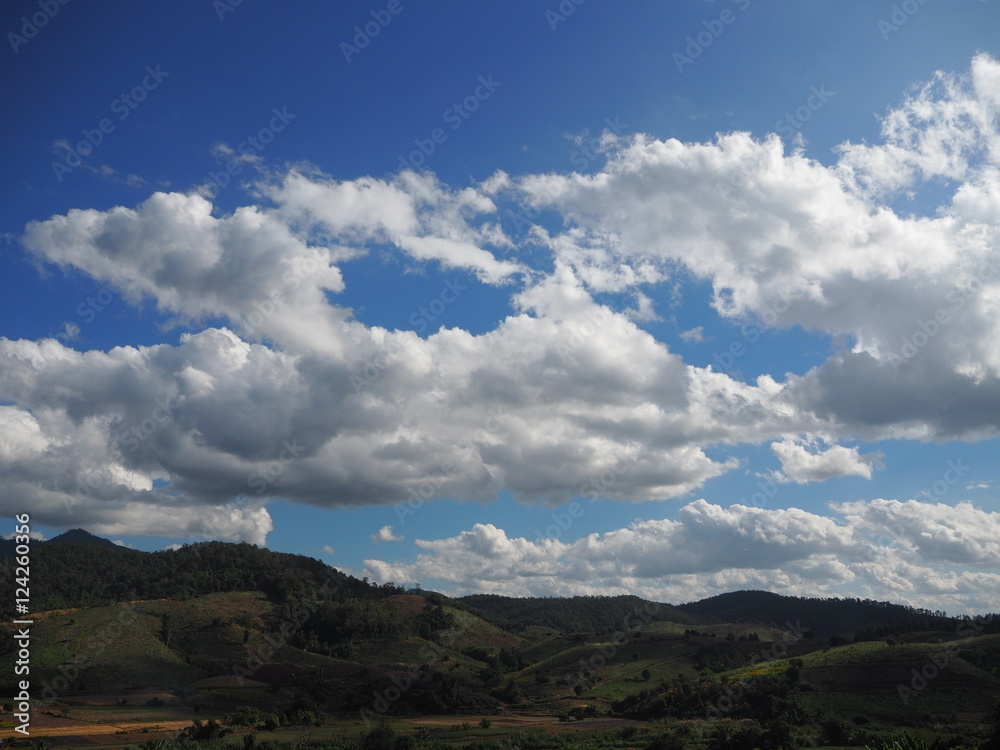 Mountains, clouds and sky. Mountains, clouds and sky.