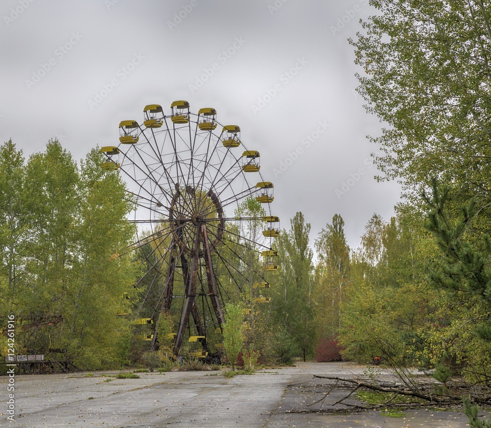 Prypjat bei Chernobyl in der Sperrzone