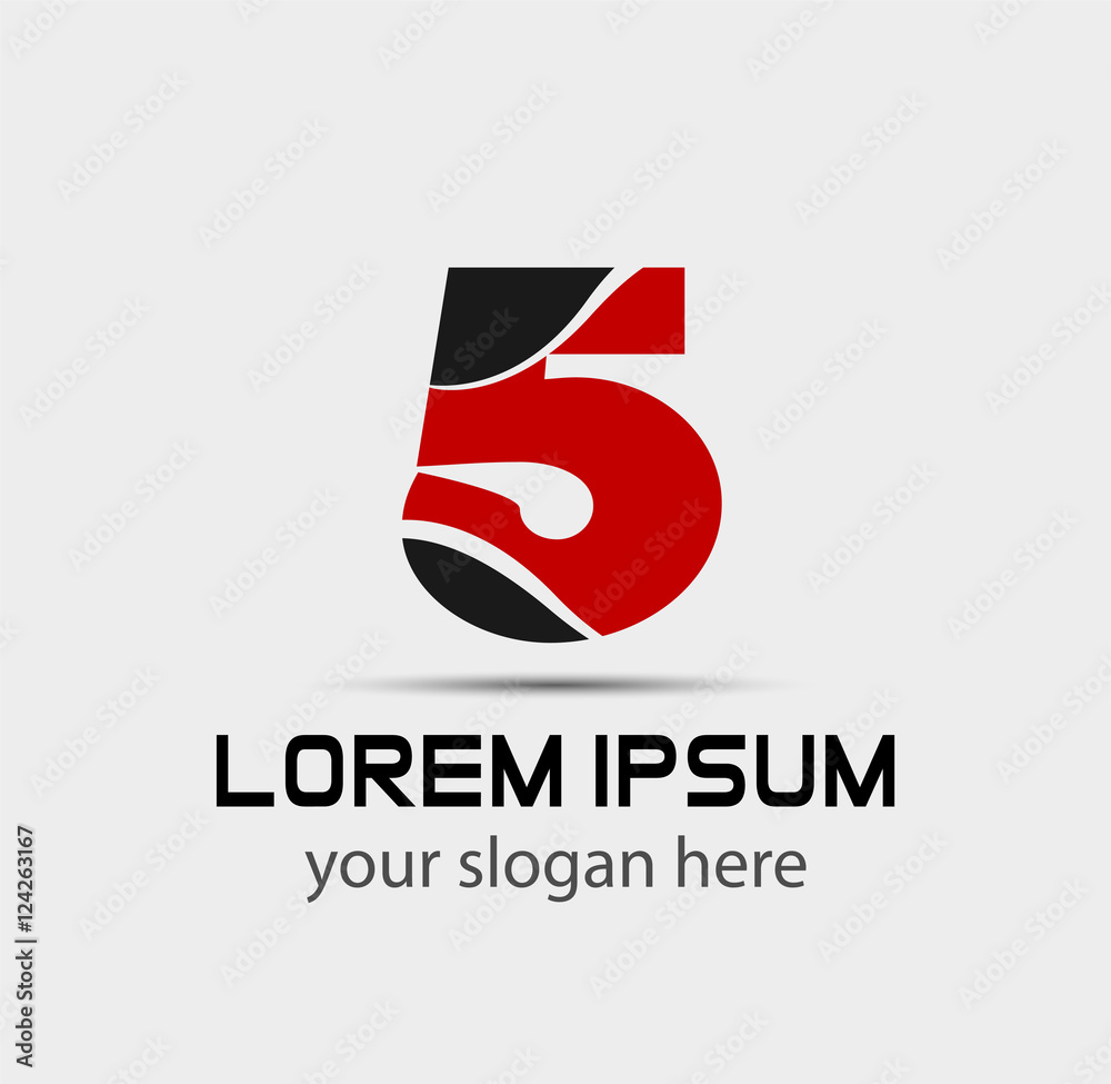 Number logo design.Number five logo.Logo 5 vector template
Number logo design.Number five logo.Logo 5 vector template