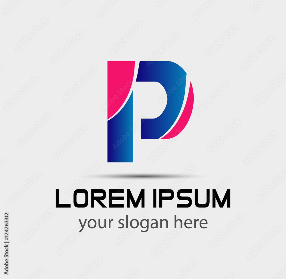 Set of alphabet symbols and elements of letter P, such a logo
Set of alphabet symbols and elements of letter P, such a logo