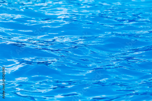 expanse of blue water in the pool as a background © schankz
