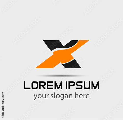 Free Download Vector illustration of abstract icons based on the letter x
 - GFXLoad