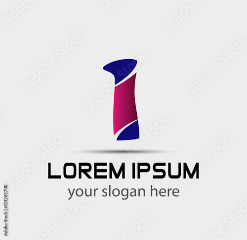 Free Download Number logo design.Number one logo.Logo 1 vector template
 - GFXLoad
