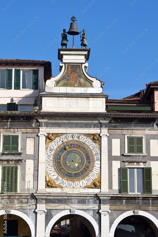 The Clock Square della Loggia in Brescia