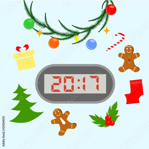 new year clock