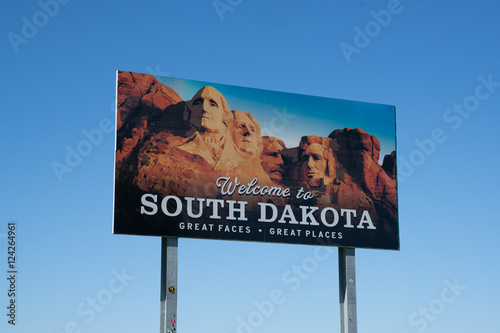 Welcome to South Dakota sign photo