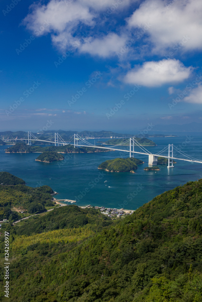 Naklejka premium 来島海峡大橋(しまなみ海道)