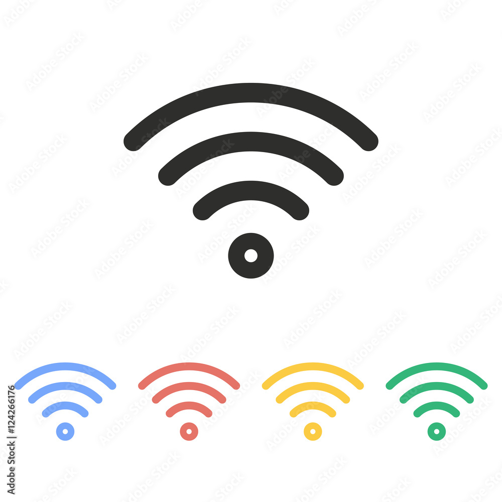 Wi-Fi - vector icon. Wi-Fi - vector icon.