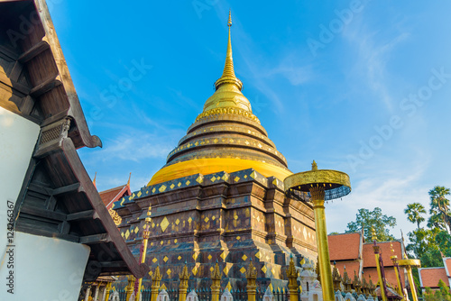 Wat Phra That Lampang Luang temple in Lampang, Thailand.