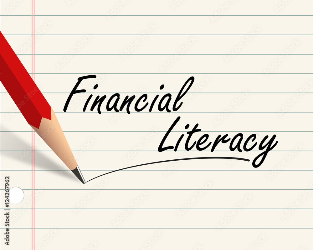 Pencil paper - financial literacy Pencil paper - financial literacy