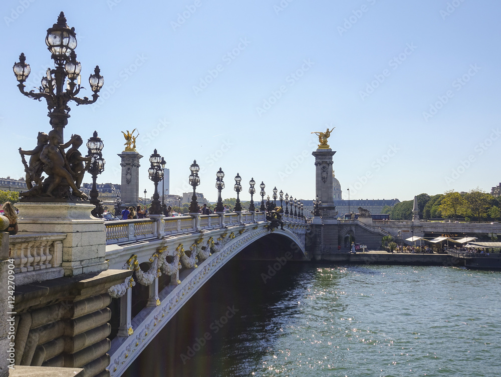 The most beautiful bridge in Paris - Alexandre III